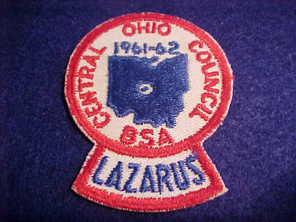 LAZARUS, 1961-62, CENTRAL OHIO C.