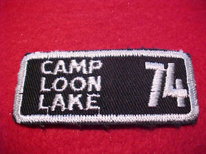 LOON LAKE, 1974