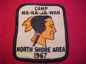 MA-KA-JA-WAN, 1967, NORTH SHORE AREA C., USED