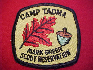 MARK GREER SCOUT RESV., CAMP TADMA