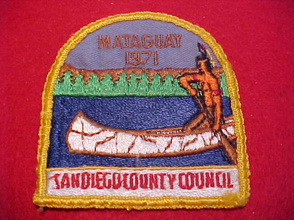 MATAGUAY SCOUT RESV., 1971, SAN DIEGO COUNTY C., USED