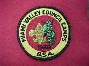 Miami Valley Council Camps 1968