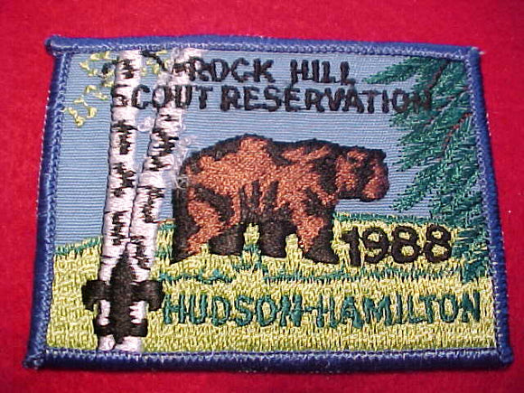 ROCK HILL SCOUT RESV., 1988, HUDSON-HAMILTON C.