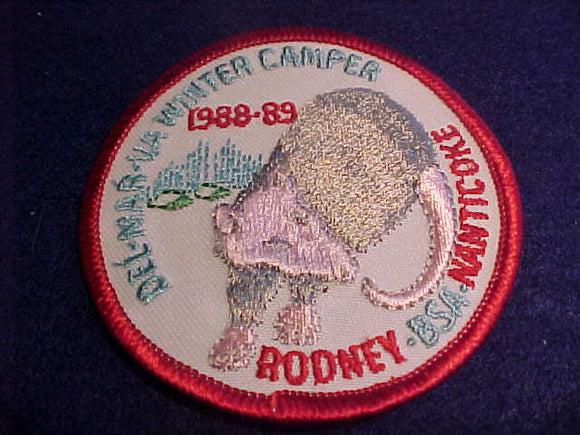 RODNEY-NANTICOKE, 1988-89, DEL-MAR-VAC., WINTER CAMPER
