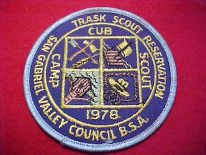 TRASK SCOUT RESV., 1978, CUB SCOUT CAMP, SAN GABRIEL VALLEY C.
