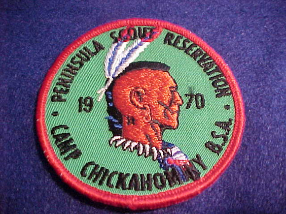 CHICKAHOMINY, 1970, PENINSULA SCOUT RESV., MINT