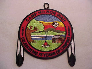 HO NON WAH, 2006, CELEBRATING 75 YEARS OF CAMPING, BLUE TWILL