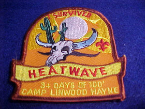 LINWOOD HAYNE, "I SURVIVED 3+ DAYS OF 100 DEGREES"