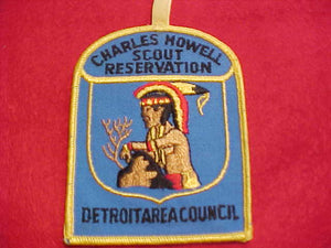 CHARLES HOWELL SCOUT RESV., DETROIT AREA COUNCIL, BLUE TWILL, 1960's