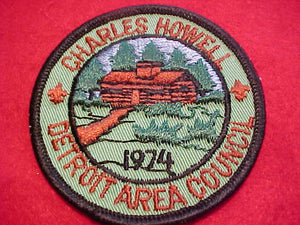 CHARLES HOWELL SCOUT RESV., DETROIT AREA COUNCIL, 1974