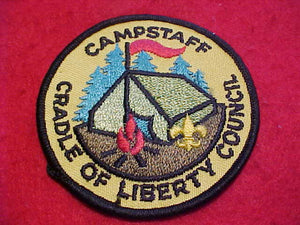 CRADLE OF LIBERTY COUNCIL, CAMPSTAFF