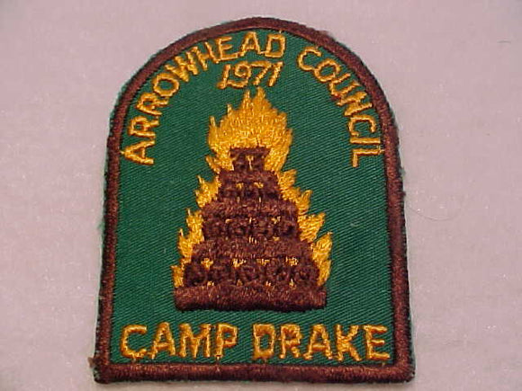DRAKE, ARROWHEAD COUNCIL, 1971