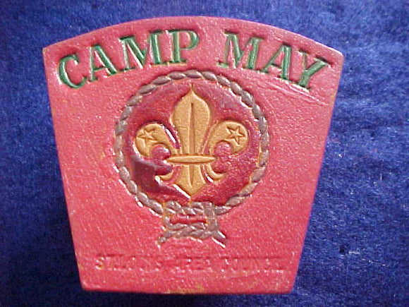 MAY N/C SLIDE, ST. LOUIS AREA C., PAINTED LEATHER