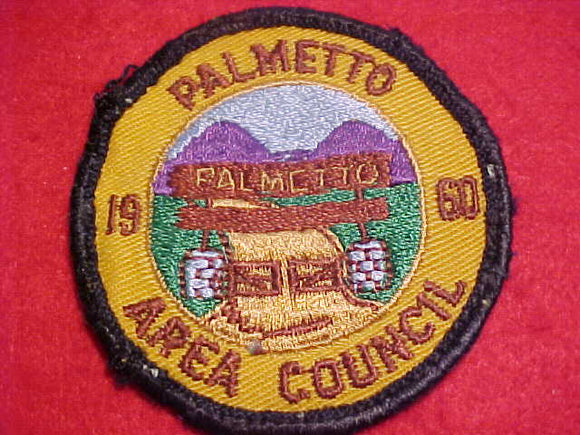 PALMETTO AREA COUNCIL CAMP, 1960, USED