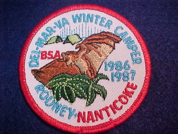 RODNEY-NANTICOKE, 1986-87, DEL-MAR-VA WINTER CAMPER