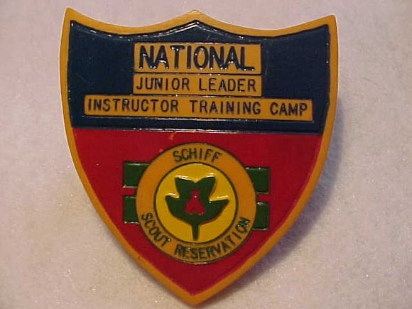 SCHIFF SCOUT RESV. N/C NEAL SLIDE, NATIONAL JUNIOR LEADER INSTRUCTOR TRAINING CAMP