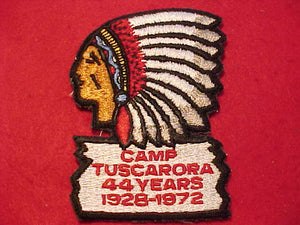 TUSCARORA PATCH, 1928-1972M 44 YEARS