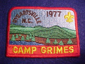 GRIMES PATCH, 1977, DYARTSVILLE, N.C.