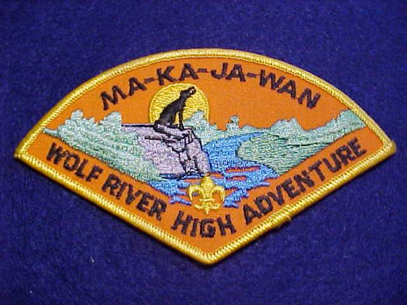 MA-KA-JA-WAN, WOLF RIVER HIGH ADVENTURE