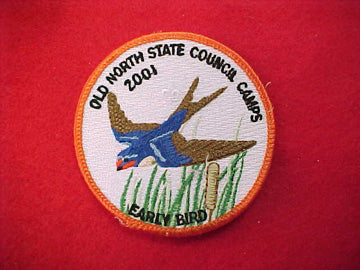 Old North State Council Camps 2001 Early Bird