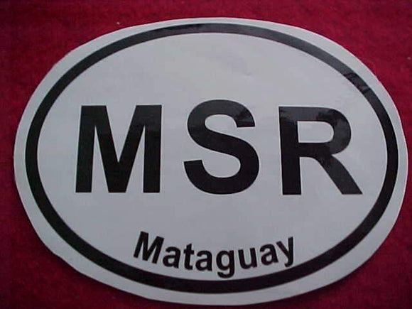 MATAGUAY SCOUT RESV. STICKER