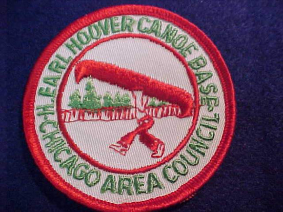 EARL HOOVER CANOE BASE PATCH, CHICAGO AREA COUNCIL