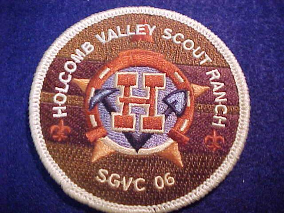 HOLCOMB VALLEY SCOUT RANCH PATCH, 2006, SAN GABRIEL VALLEY COUNCIL