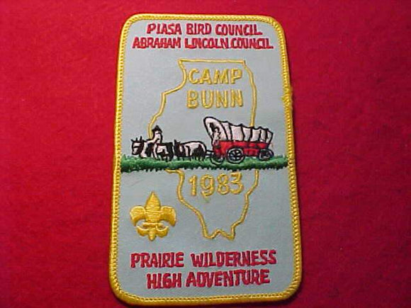BUNN, 1983, PRAIRIE WILDERNESS HIGH ADVENTURE, PIASA BIRD C./ABRAHAM LINCOLN C.