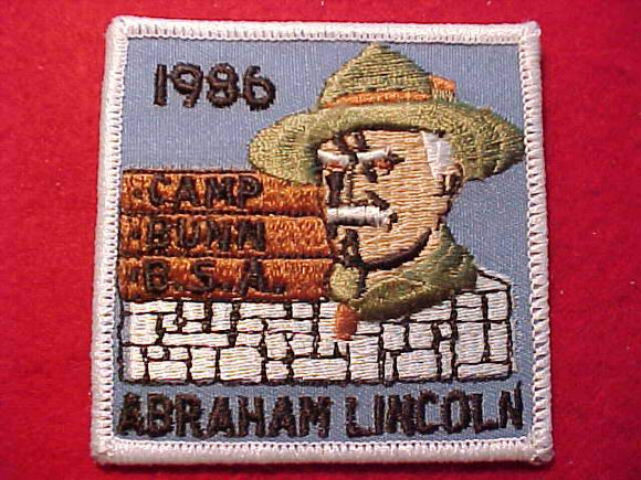 BUNN, 1986, ABRAHAM LINCOLN C.