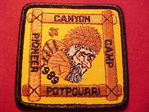 CANYON CAMP, 1989, PIONEER, POTPOURRI