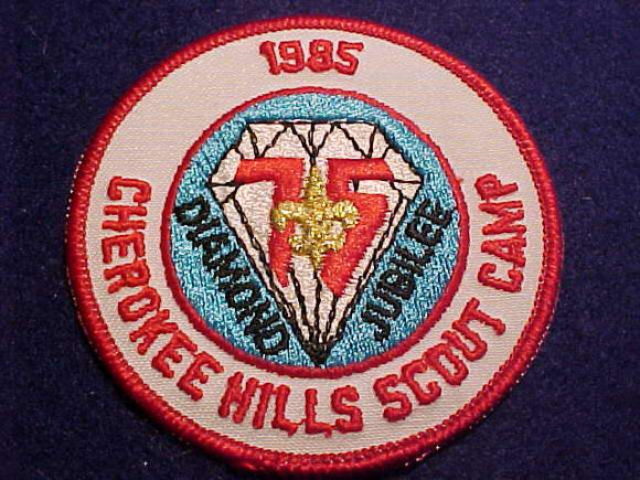 CHEROKEE HILLS SCOUT CAMP, 1985