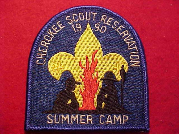 CHEROKEE SCOUT RESV., 1990, SUMMER CAMP