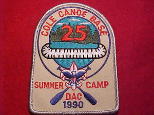 COLE CANOE BASE, 1990, SUMMER CAMP, DETROIT AREA C.