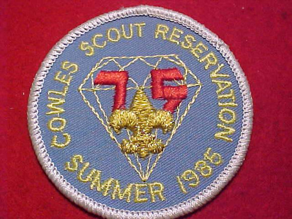 COWLES SCOUT RESV., SUMMER 1985