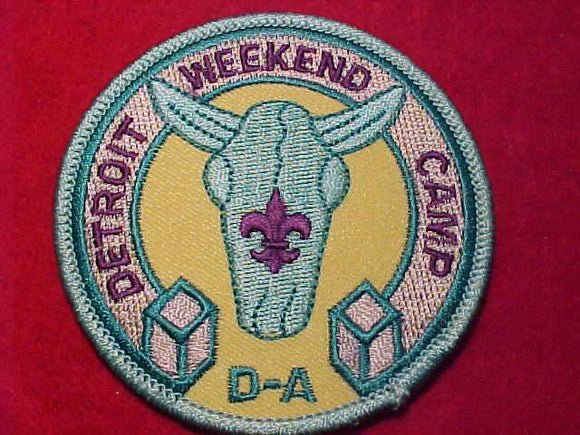 D-BAR-A PATCH, 1995 WEEKEND CAMP, DETROIT AREA C.