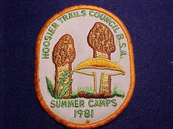 HOOSIER TRAILS C., SUMMER CAMPS, 1981