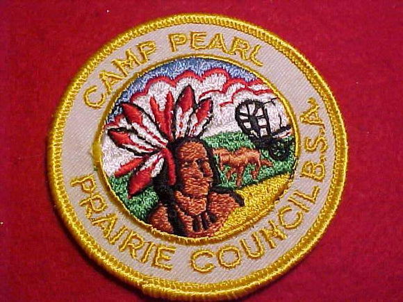 PEARL, 1960'S, PRAIRIE C., INDIAN, YELLOW BDR.