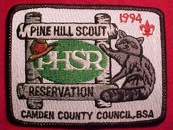 PINE HILL SCOUT RESV., 1994, CAMDEN COUNTY C.