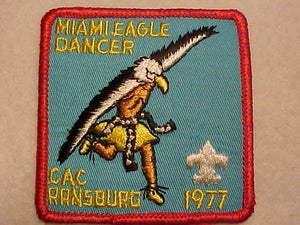 RANSBURG, MIAMI EAGLE DANCER, 1977, CROSSROADS OF AMERCIA C.