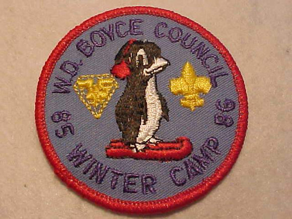 W. D. BOYCE, WINTER CAMP 1985-86
