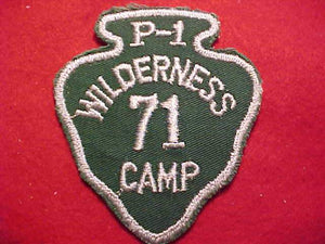 WILDERNESS CAMP, P-1, 1971