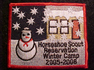 HORSESHOE SCOUT RESV., 2005-2006, WINTER CAMP