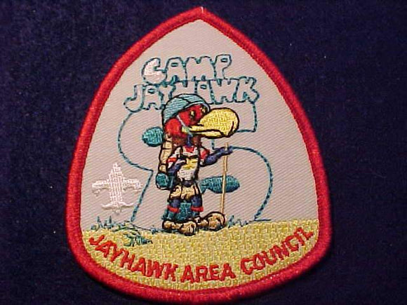 JAYHAWK PATCH, 1996, JAYHAWK AREA C.