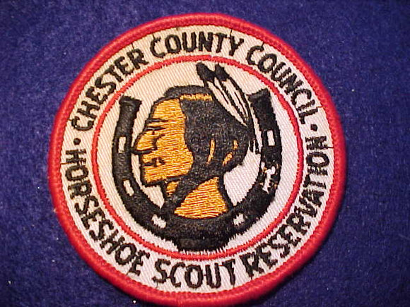 HORSESHOE SCOUT RESV. PATCH, STAINED