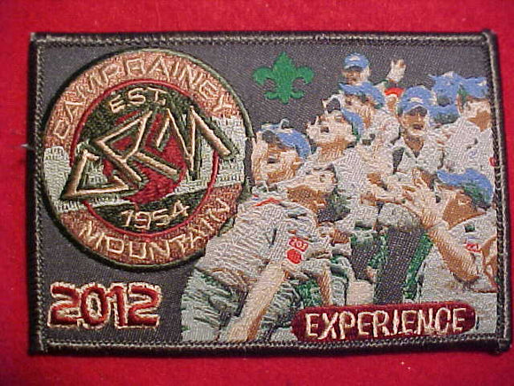 RAINEY MOUNTAIN PATCH, 2012, EXPERIENCE