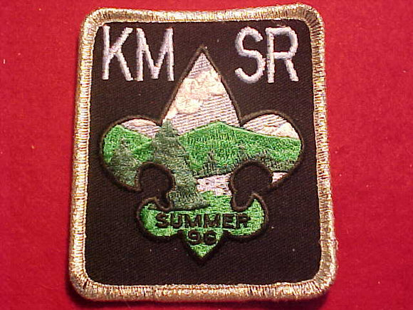 K-M SCOUT RANCH, 1996 SUMMER CAMP