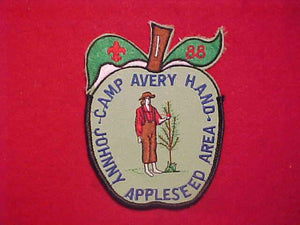 AVERY HAND, 1988, JOHNNY APPLESEED AREA COUNCIL