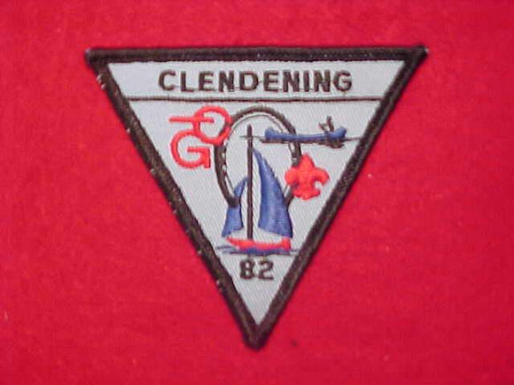 CLENDENING, 1982, LIGHT BLUE BACKGROUND
