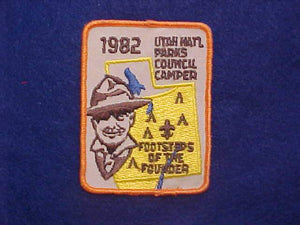 UTAH NATIONAL PARKS COUNCIL CAMPER, 1982