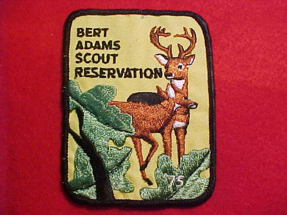 BERT ADAMS SCOUT RESV. PATCH, 1975, USED